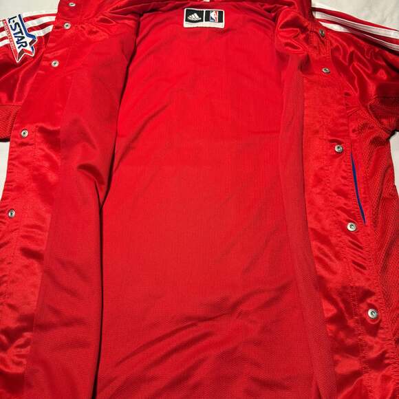 Adidas Los Angeles Clippers NBA On-Court Full Zip Warm-Up Jacket - Picture 4 of 13